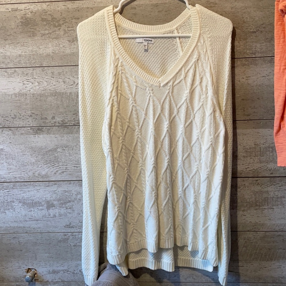 White sweater